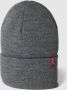 Levi's Slouchy Beanie Herfst Winter Collectie Gray - Thumbnail 1