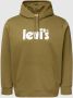 Levi s Big & Tall PLUS SIZE hoodie met labelprint model 'GRAPHIC' - Thumbnail 2