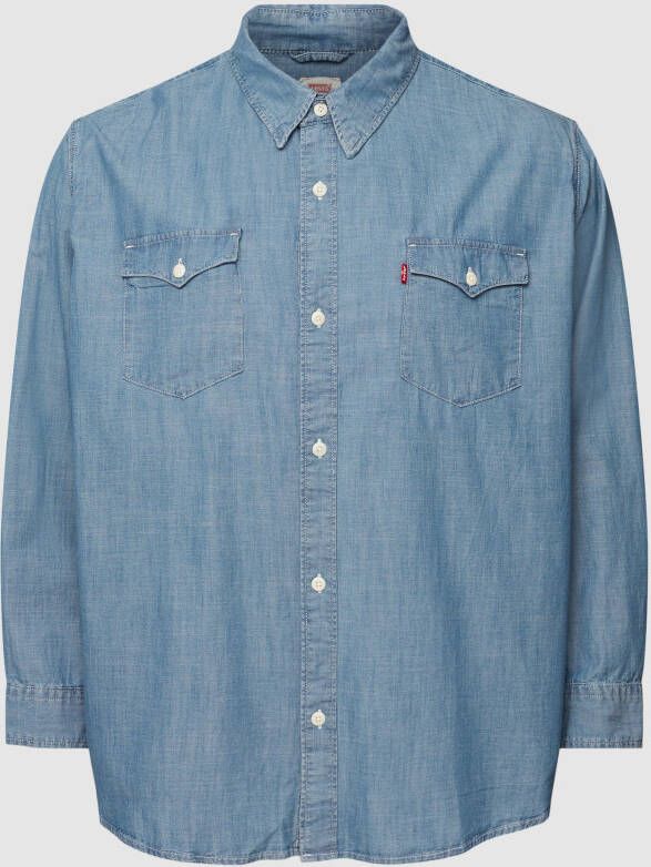 Levi s Big & Tall PLUS SIZE relaxed fit vrijetijdsoverhemd met labeldetail