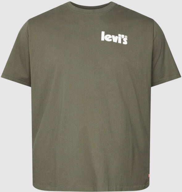 Levi's Plus Levi's Plus Shirt met ronde hals BIG SS RELAXED FIT TEE met logoprint