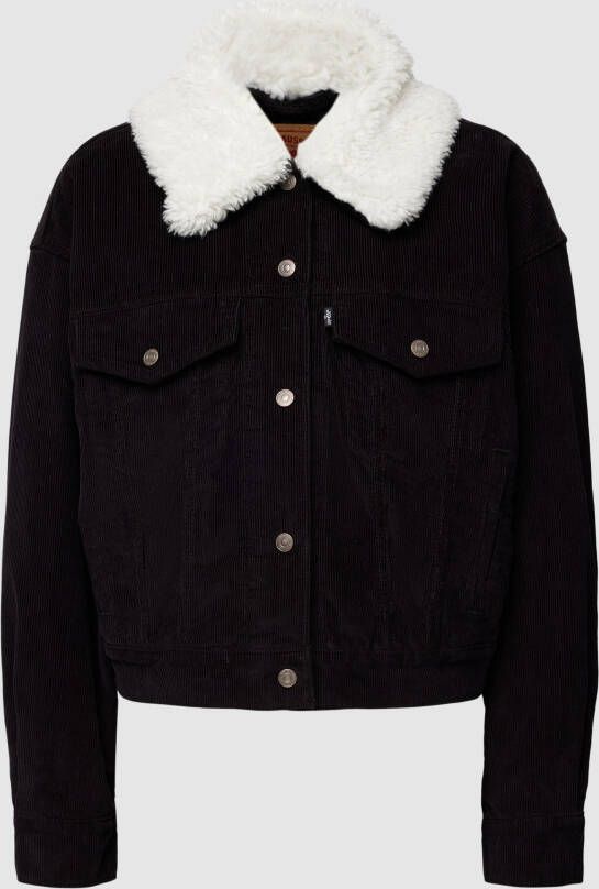 Levi's Corduroy jack met vadermoordenaarkraag model 'SHERPA BABY BAGGY'