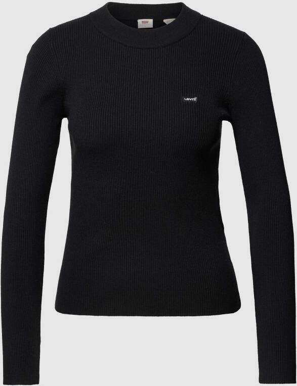 Levi's Gebreide pullover met labelpatch