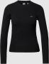 Levi's Zwart Gebreid Kledingstuk met Lange Mouwen Black Dames - Thumbnail 2