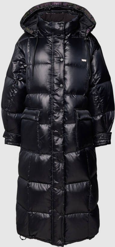 Levi's Gewatteerde lange jas met klepzakken model ''PILLOW BUBBLE'