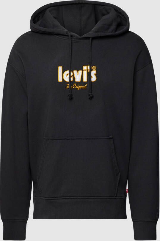 Levi's Hoodie met logoborduursel model 'RELAXD GRAPHIC PO'