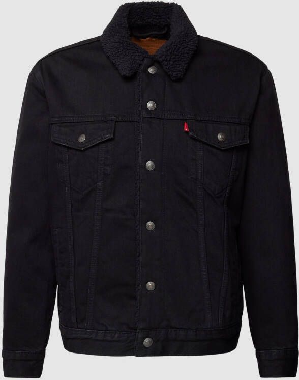 Levi's Jeansjack met teddybont model 'SHERPA'