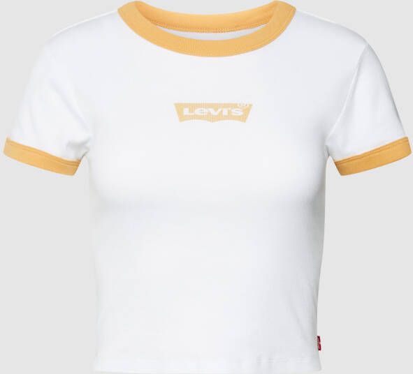 Levi's Kort T-shirt met labelprint model 'GRAPHIC'