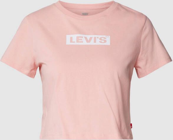 Levi's Kort T-shirt met logoprint