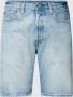 Levi's Lichtblauwe effen shorts met rits en knoopsluiting Blue Heren - Thumbnail 1