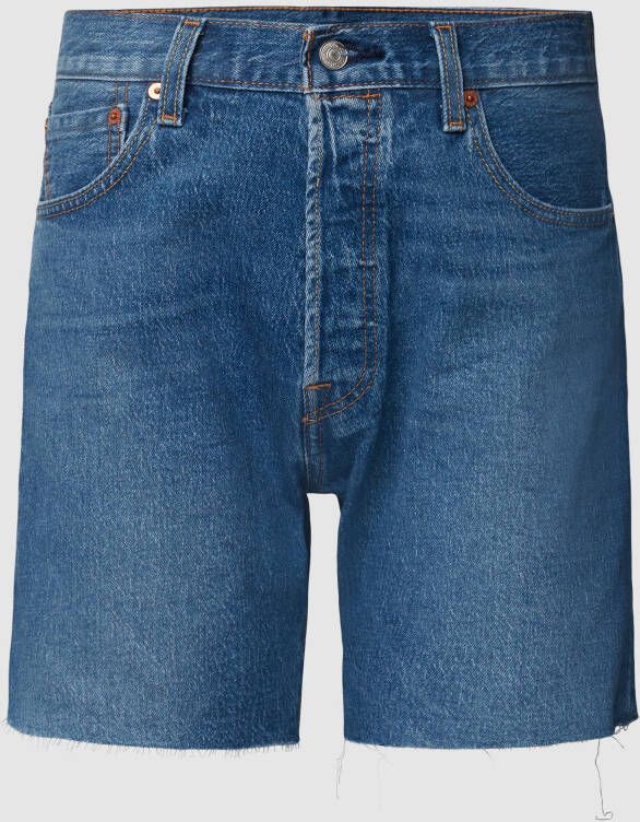 Levi's Korte jeans met labelpatch model 'Indigo Eyes'