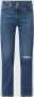 Levi's 501 cropped high waist straight fit jeans salsa middle - Thumbnail 1