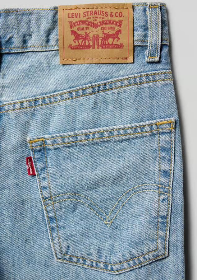 Levi s Kids Loose fit korte jeans van puur katoen model 'SKATE SHORT'