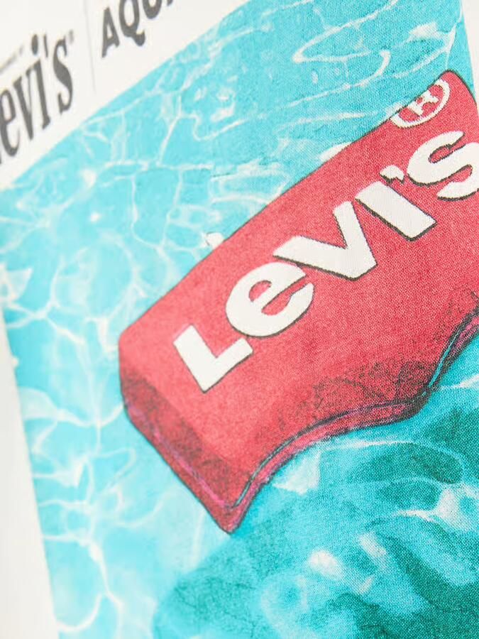 Levi s Kids regular fit T-shirt van katoenmix model 'AQUATIC LOUNGE TEE'