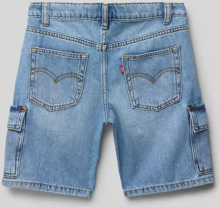 Levi s Kids Relaxed fit korte jeans met cargozakken