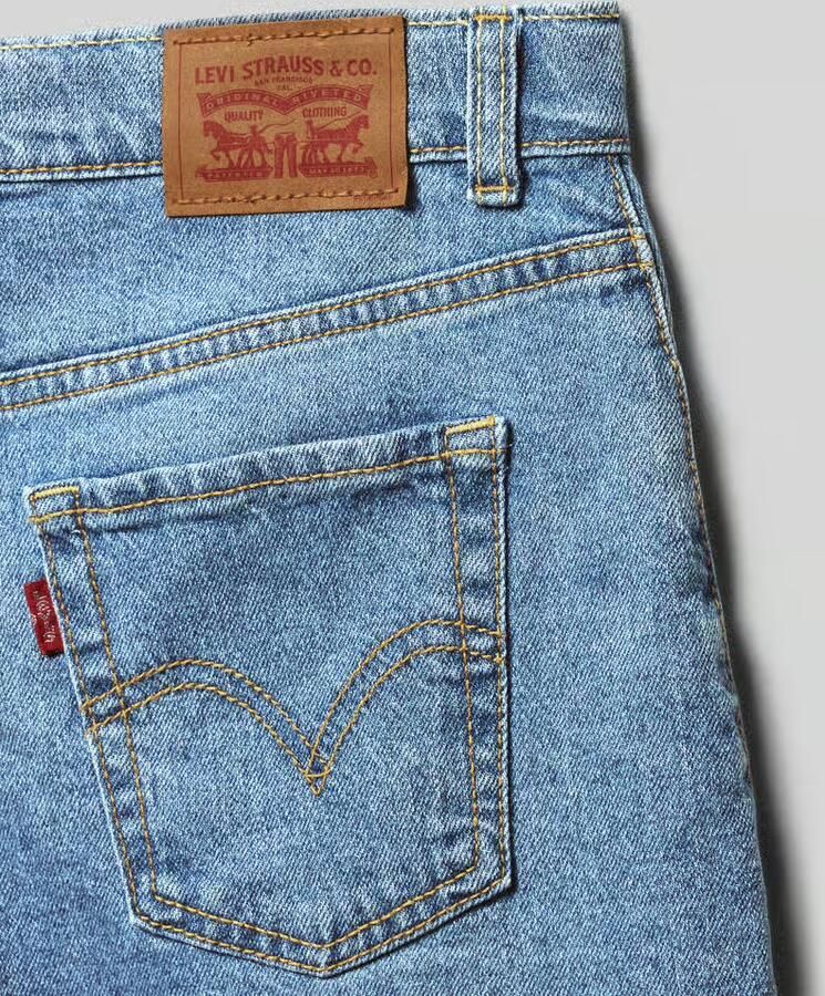 Levi s Kids slim fit korte jeans van katoenmix