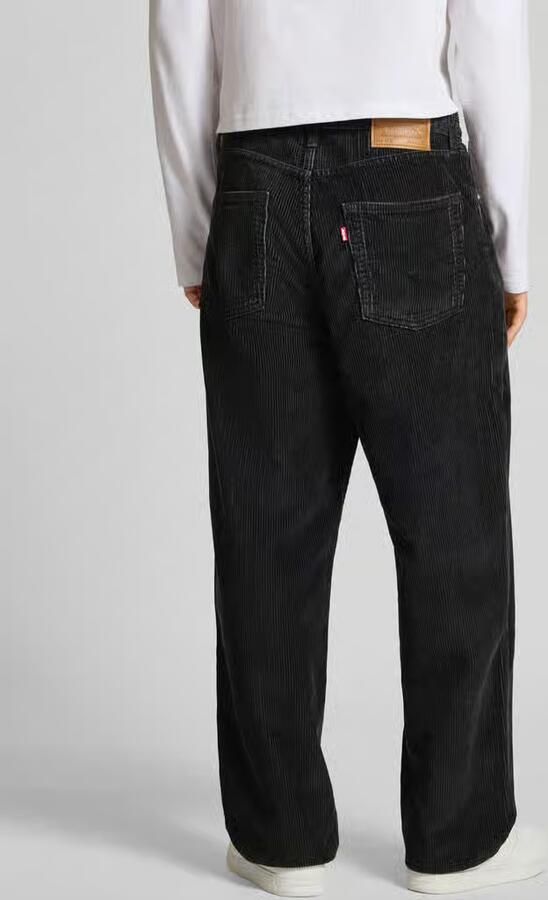 Levi's Baggy fit corduroy broek in 5-pocketmodel model 'METEORITE'