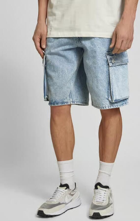 Levi's Baggy fit korte jeans met cargozakken - Foto 2