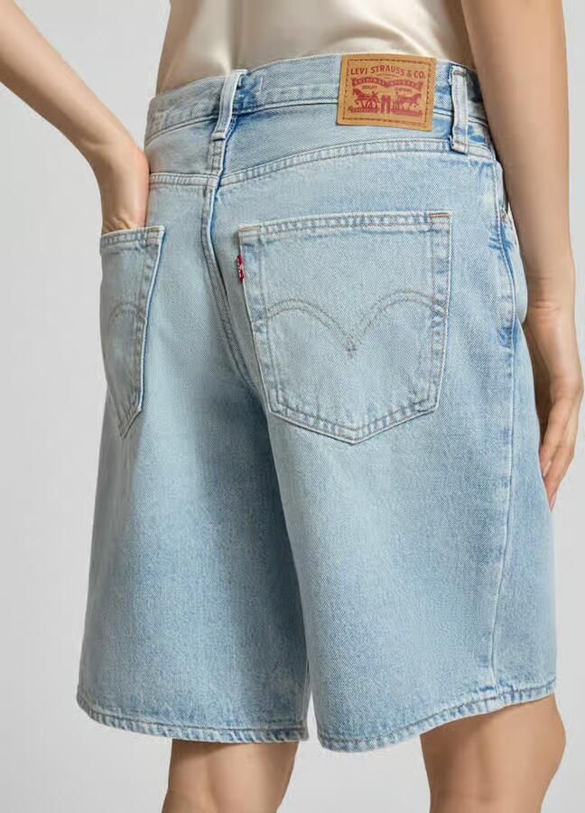 Levi's baggy fit korte jeans van puur katoen model 'MIDDY JORT'