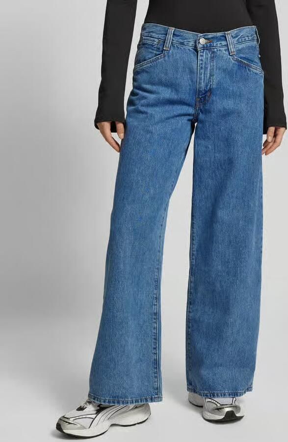 Levis Levi's Dames High Waist Jeans 94 Baggy Wide Jeans Blauw - Foto 2