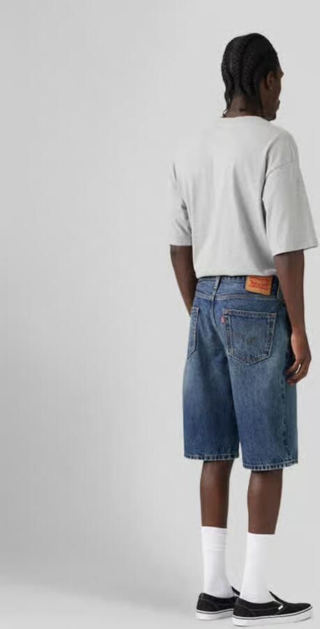 Levi's Korte loose fit jeans met steekzakken - Foto 4