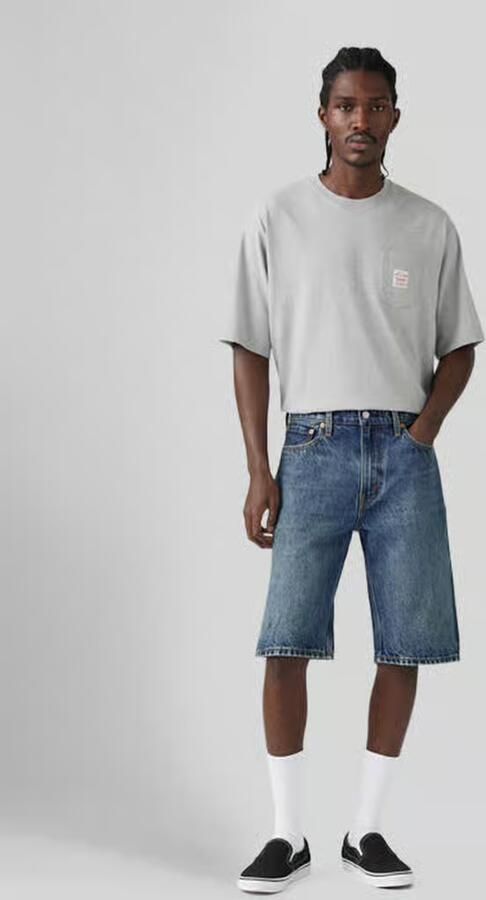 Levi's Korte loose fit jeans met steekzakken - Foto 3