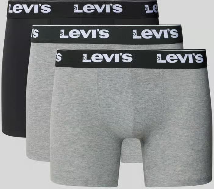 Levi's Boxershort met band met label in een set van 3 stuks