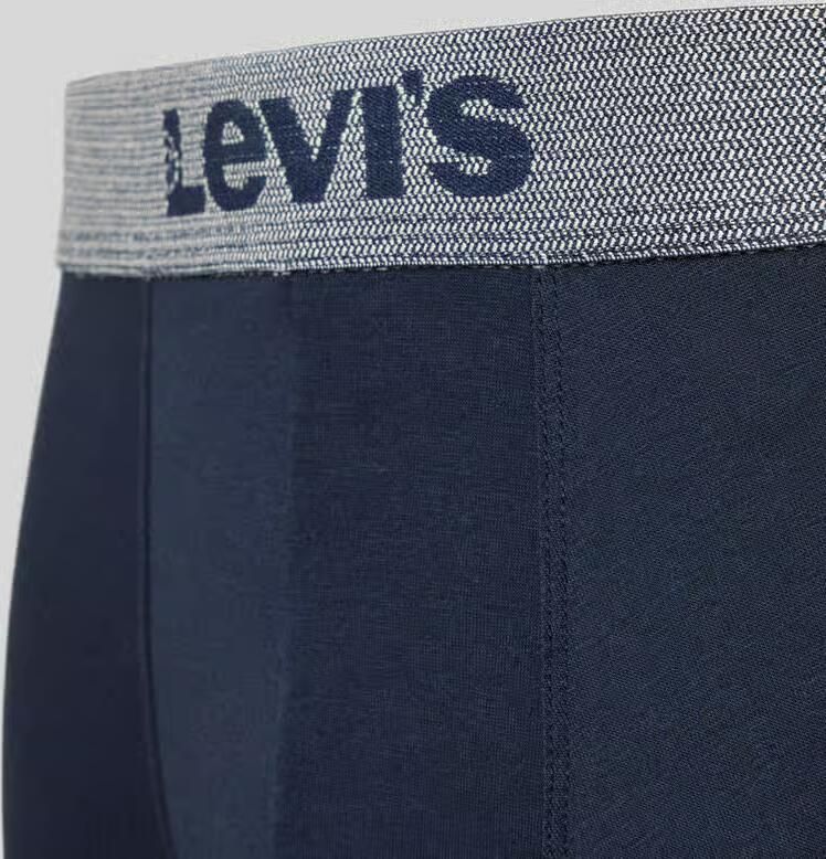 Levi's Boxershort met elastische band met logo in een set van 3 stuks met cadeaubox - Foto 2