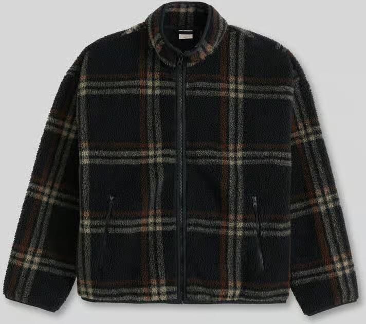 Levi's boxy fit fleecejack met opstaande kraag model 'NOLAN' - Foto 1