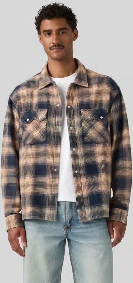 Levi's boxy fit vrijetijdsoverhemd van puur katoen - Foto 3