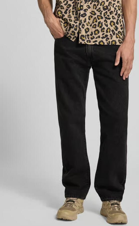 Levi's Relaxed straight fit jeans in 5-pocketmodel model '555' - Foto 10