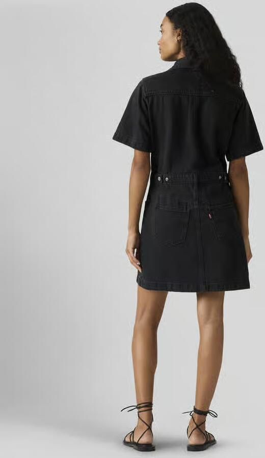 Levi's Denimjurk met knoopsluiting van puur katoen - Foto 6