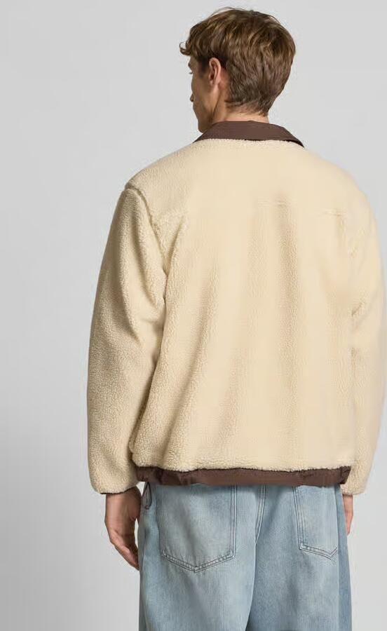 Levi's Fleece Jack Levis Sherpa Jas Fleece Ecru - Foto 6