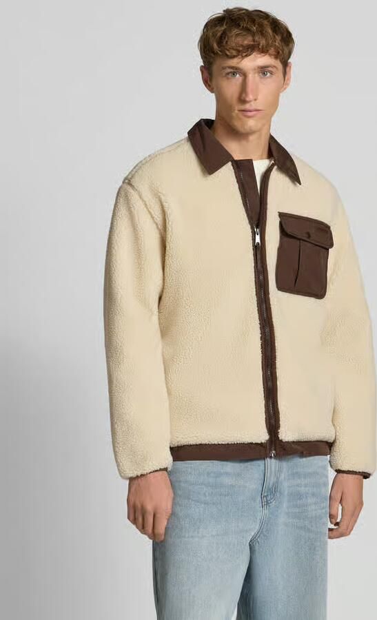 Levi's Fleece Jack Levis Sherpa Jas Fleece Ecru - Foto 7