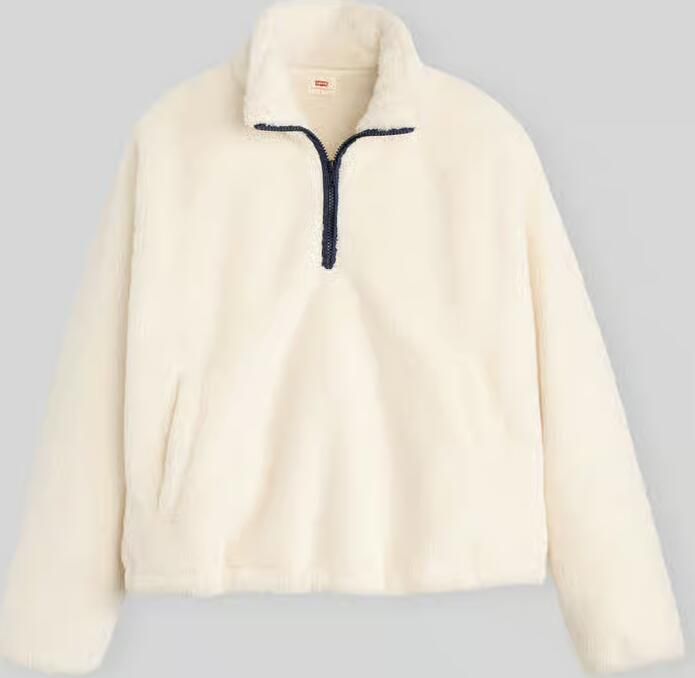 Levi's Fleecejack met korte ritssluiting