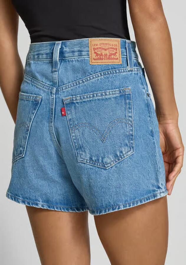 Levis Levi's High Waisted Mom Short Sportshorts Kleding blue maat: 29 beschikbare maaten:29 - Foto 2