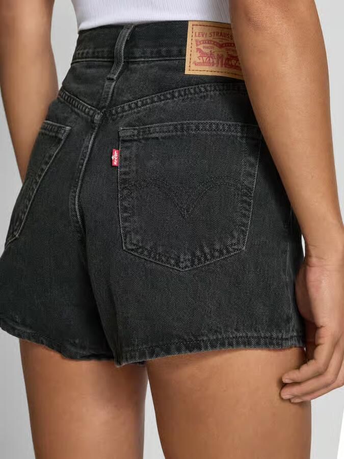 Levis Levi's High Waisted Mom Short Sportshorts Kleding black maat: 28 beschikbare maaten:25 28