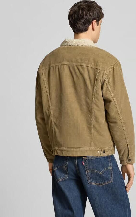 Levi's Trainingsjack Levis Sherpa Jas Corduroy Beige - Foto 9