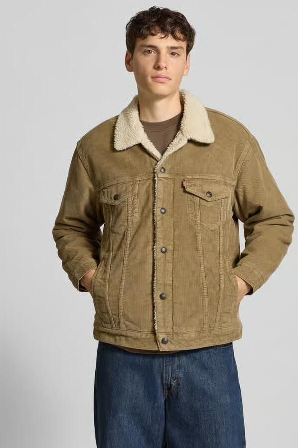 Levi's Trainingsjack Levis Sherpa Jas Corduroy Beige - Foto 8