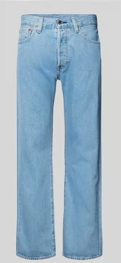 Levi's 501 straight leg jeans ferry building blue - Foto 9