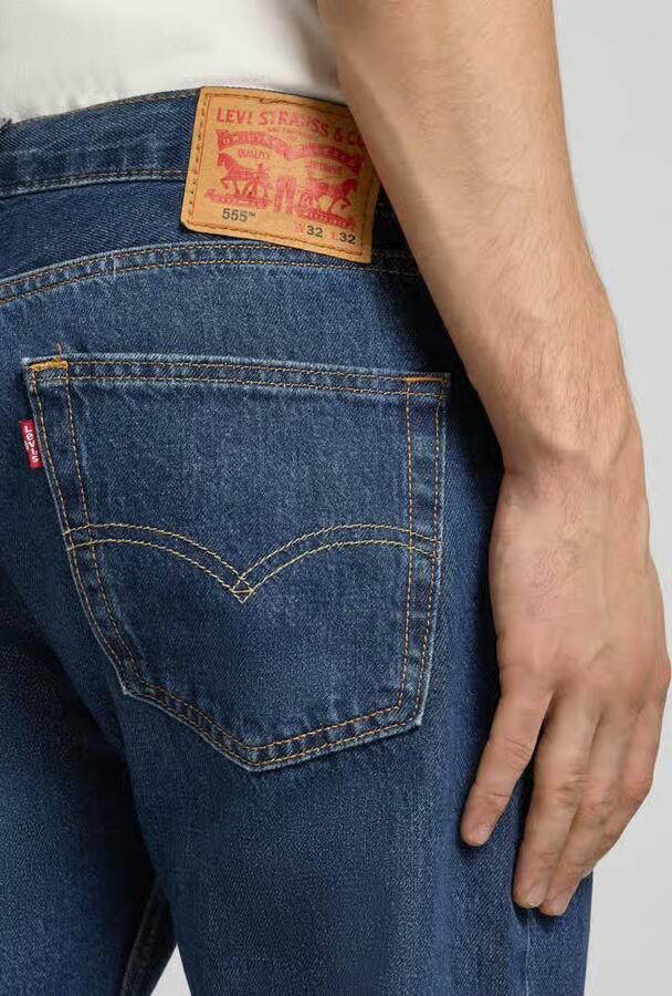 Levis LEVI'S 555 Relax Jeans Blauw- Heren Blauw - Foto 3