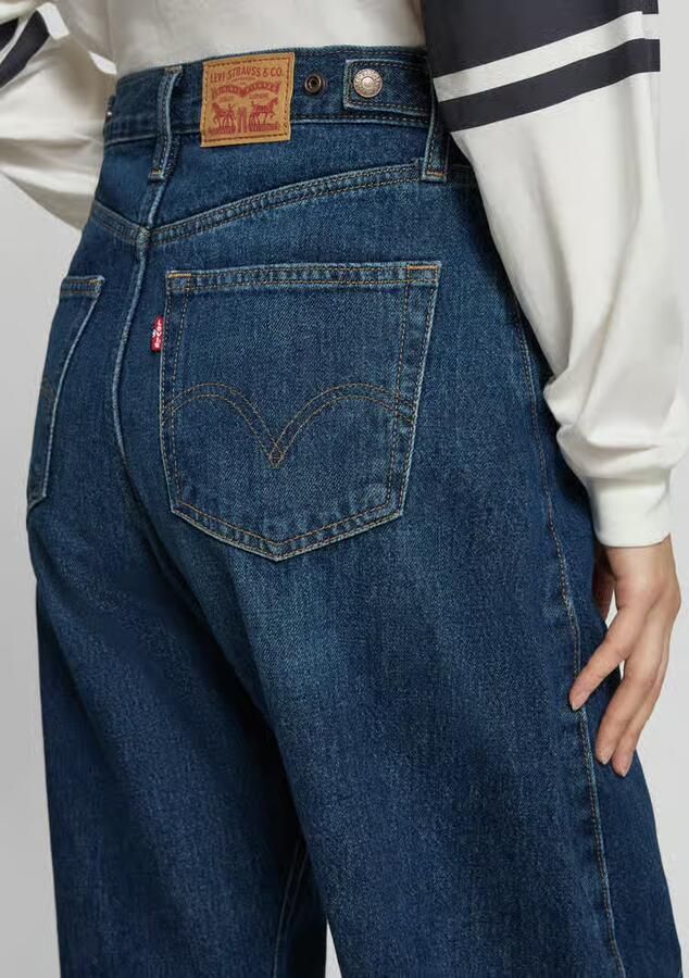 Levis LEVI'S Cinch Barrel Jeans Blauw- Dames Blauw - Foto 3
