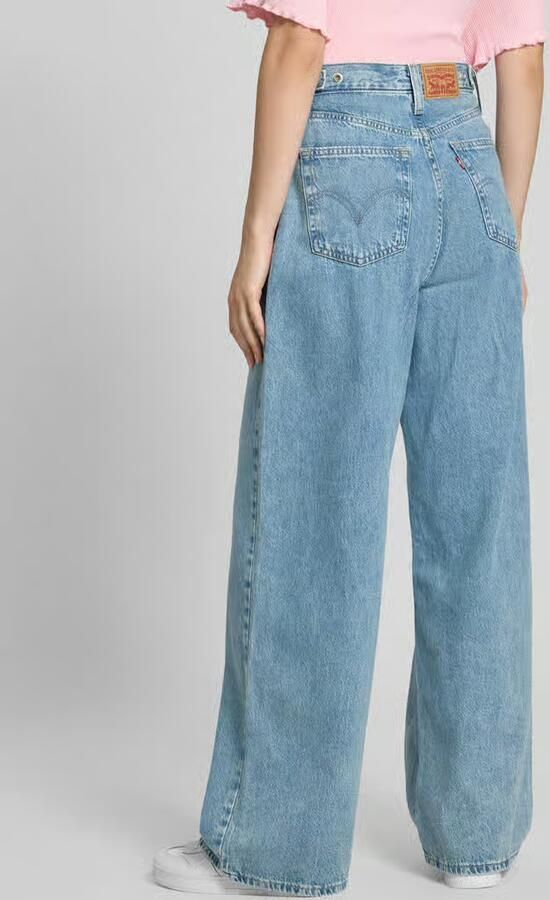 Levis LEVI'S Cinch Baggy Jeans Blauw- Dames Blauw - Foto 4