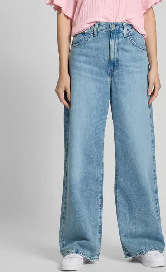 Levis LEVI'S Cinch Baggy Jeans Blauw- Dames Blauw - Foto 5