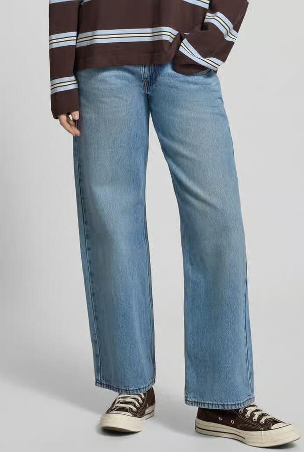 Levis LEVI'S Superlow Loose Jeans Blauw- Dames Blauw - Foto 4