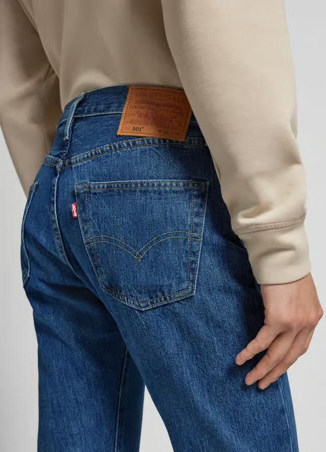 Levi's Originele 501 Heren Jeans Lente Zomer Collectie Blue Heren - Foto 13