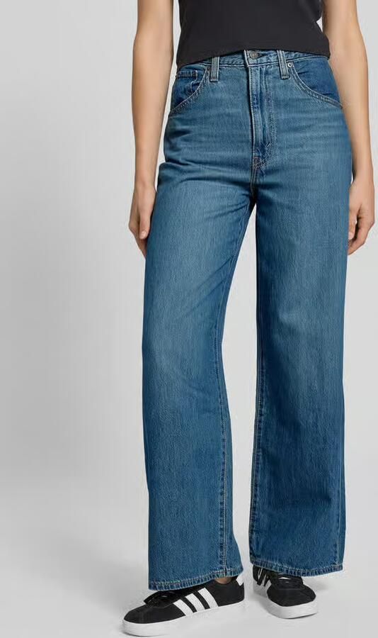 Levis LEVI'S Cinch Baggy Jeans Blauw- Dames Blauw - Foto 4