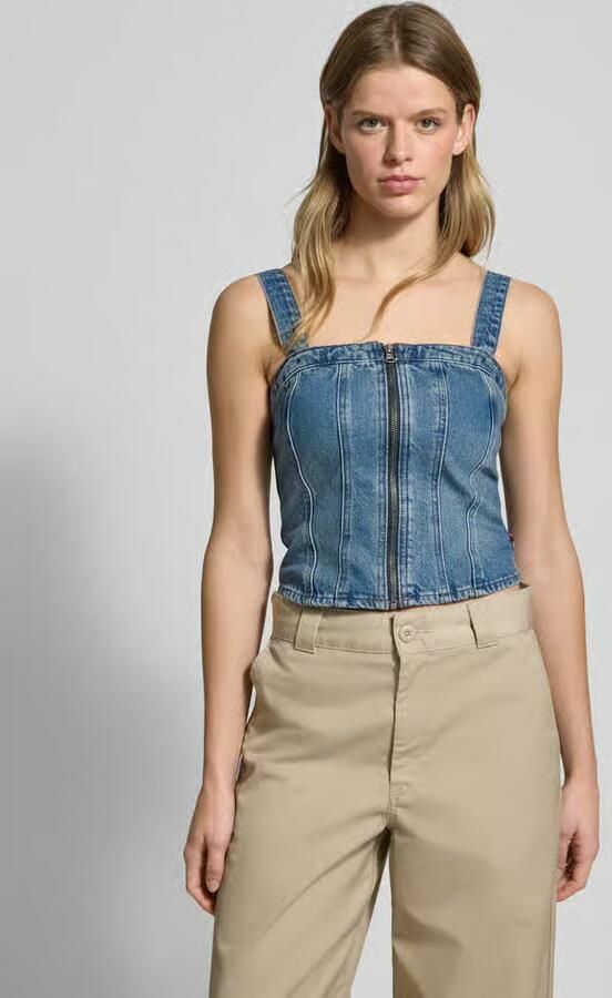 Levi's Jeansbustier met deelbare ritssluiting - Foto 2