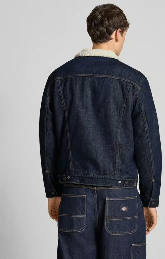 Levi's Jeansjack met voering van teddybont model 'GIVE IT A RINSE' - Foto 7