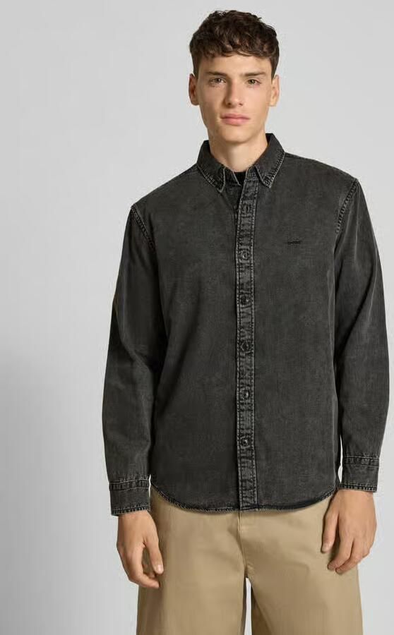 Levi's Overhemd met lange mouwen AUTHENTIC BUTTON DOWN met ton-in-ton logo-borduursel op de borst - Foto 9