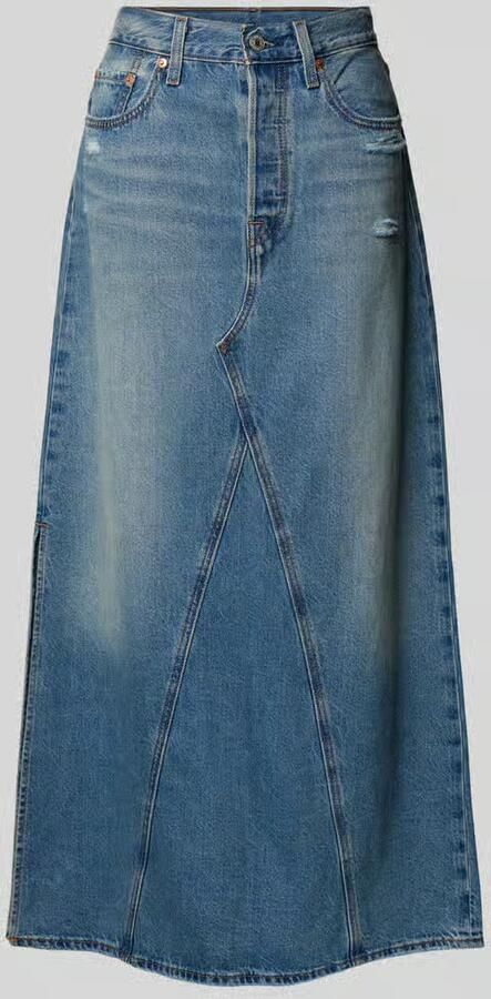 Levi's Jeans rok ICONIC LONG SKIRT in five-pocketsstijl - Foto 10